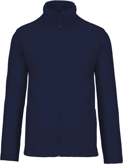 Fleecevest met rits navy