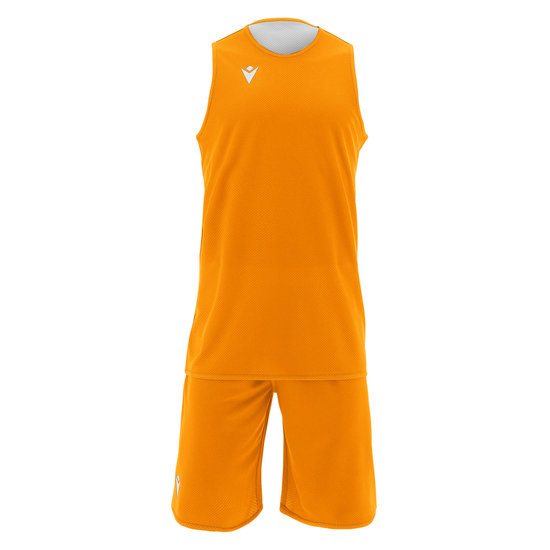 Macron X500 reversible basketbalset oranje