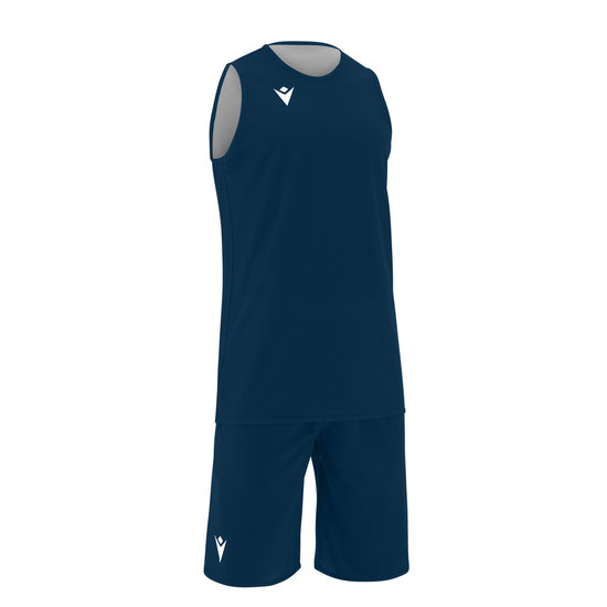 Macron X500 reversible basketbalset navy