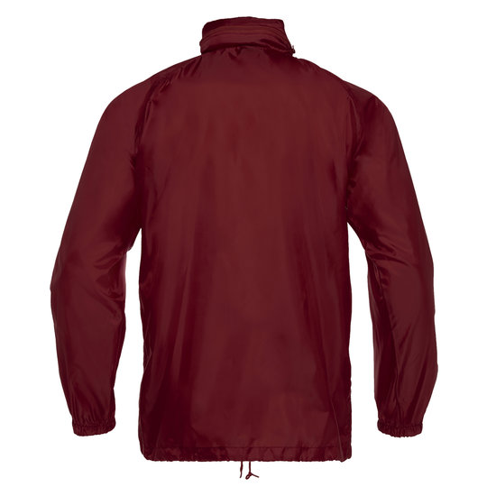 Macron Atlantic windbreaker bordeaux rood