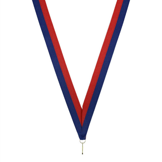 Neklint medaille rood blauw