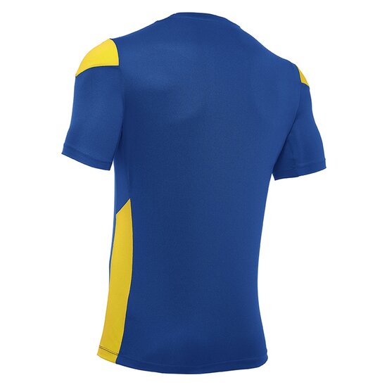 Macron Polis shirt blauw geel