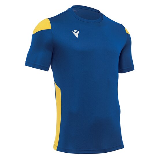 Macron Polis shirt blauw geel