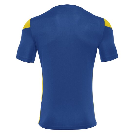 Macron Polis shirt blauw geel