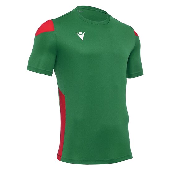 Macron Polis shirt groen rood