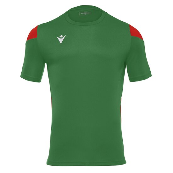 Macron Polis sportshirt groen rood