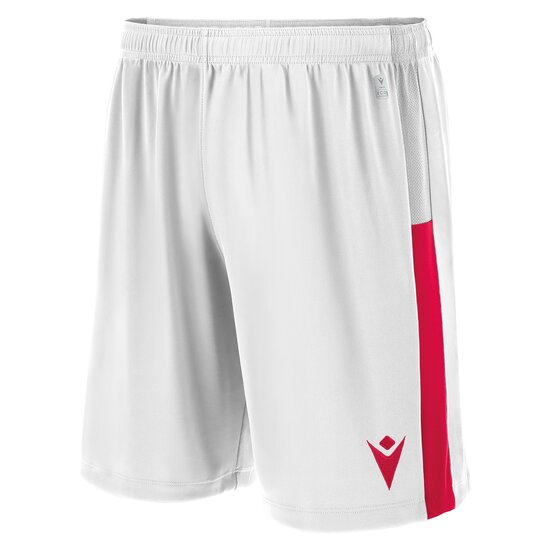 Macron Skara short wit rood