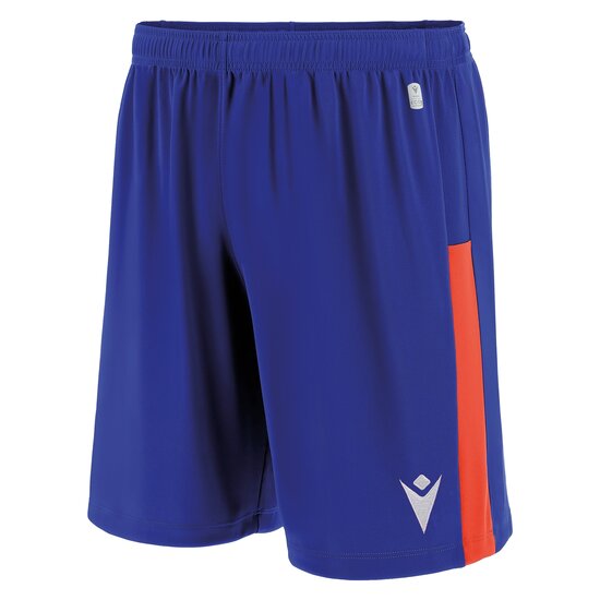 Macron Skara short electric blauw oranje