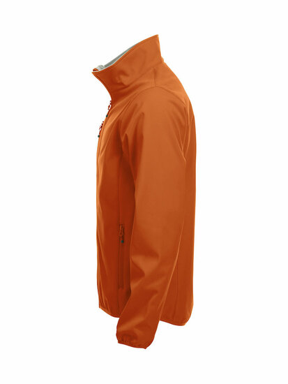 Clique Softshell Jas oranje