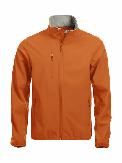 Clique Softshell Jas oranje