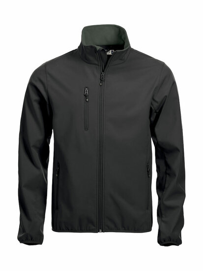 Clique Softshell Jas zwart