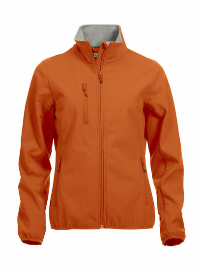 Clique Softshell Jas oranje