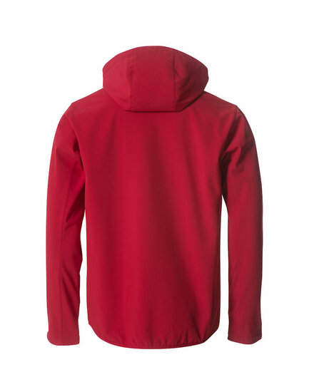 Clique Hoody Softshell Jas rood