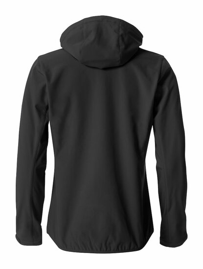 Clique Hoody Softshell Jas zwart