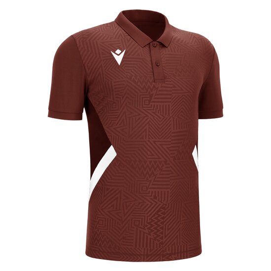 Macron Rap polo bordeaux rood