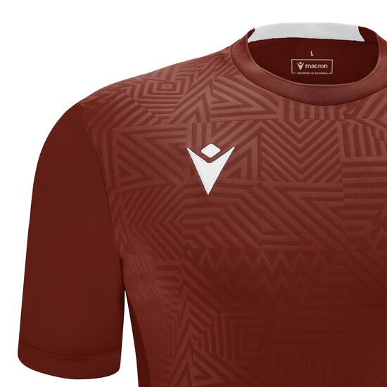 Macron Shedir shirt bordeaux rood