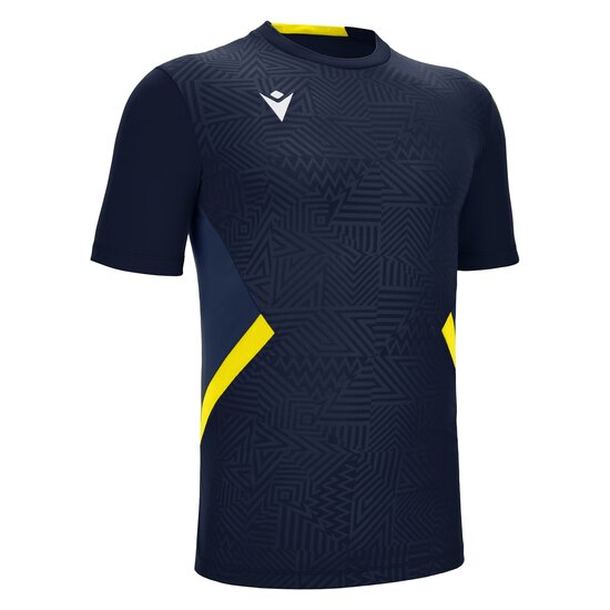 Macron Shedir shirt navy geel