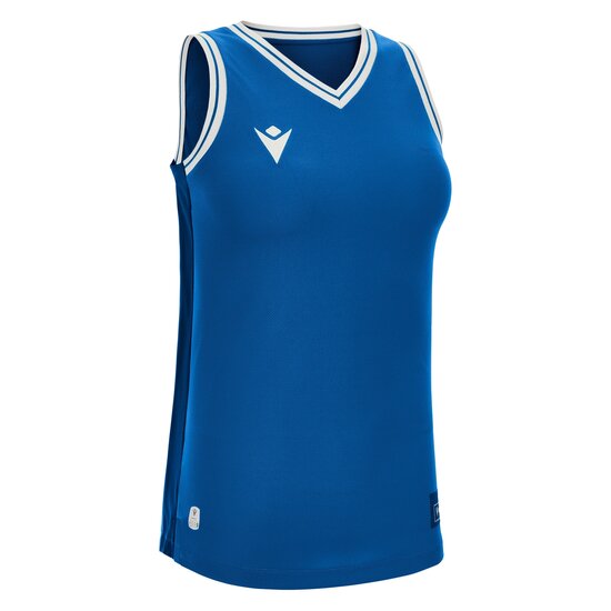 Macron Tellurium basketbalshirt dames blauw