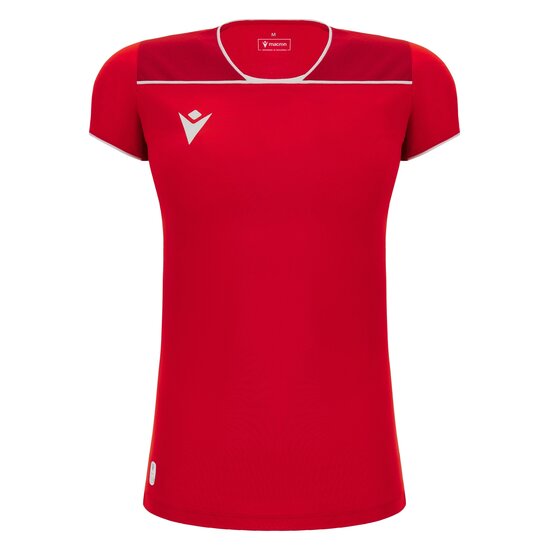 Macron Steel shirt dames rood