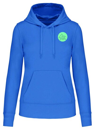 Festival ZION - hoodie dames - blauw