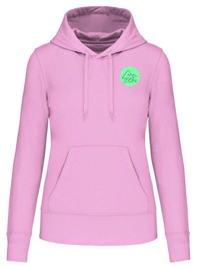 Festival ZION - hoodie dames - roze