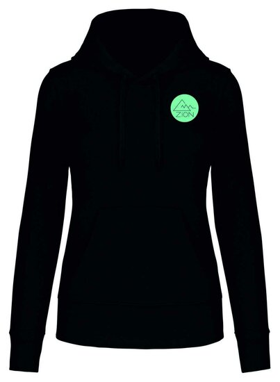 Festival ZION - hoodie dames - zwart