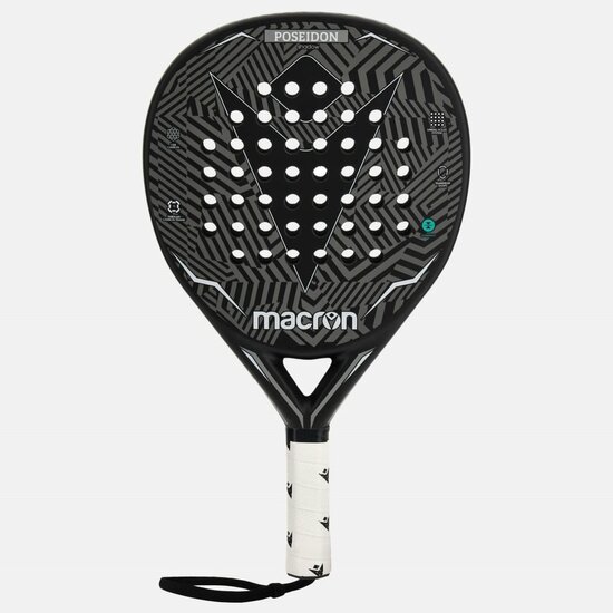 Padel racket Macron Poseidon Shadow II Premium