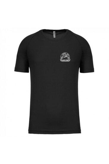 Sportshirt zwart quickdry