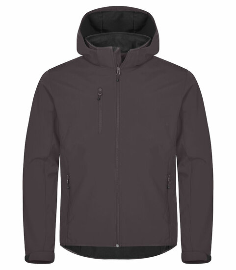 Clique Hoody Softshell Jas grijs