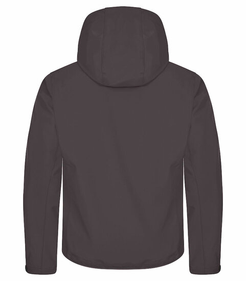 Clique Hoody Softshell Jas grijs