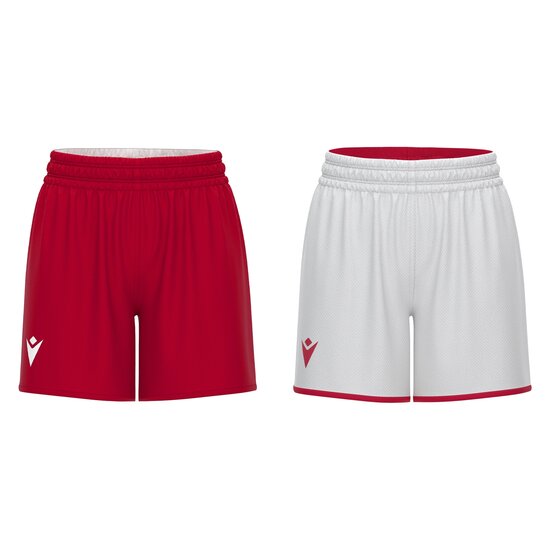 Macron F500 reversible basketbalshort dames rood