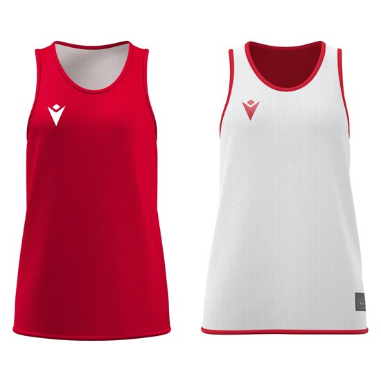 Macron F500 reversible basketbalshirt dames rood