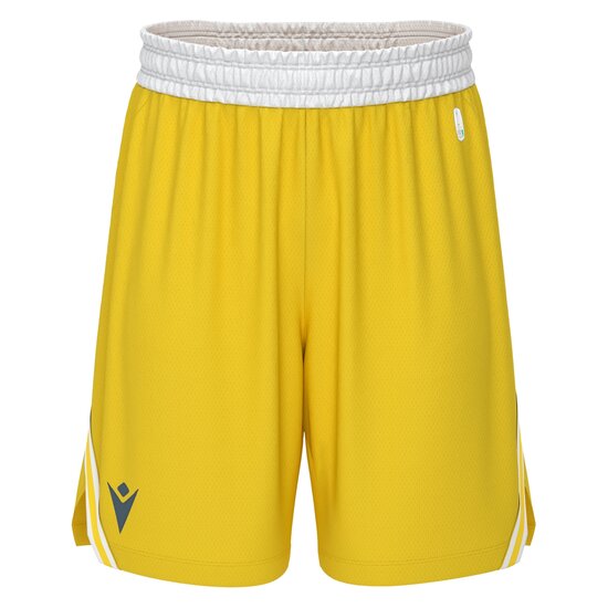 Macron Kansas basketbal short geel