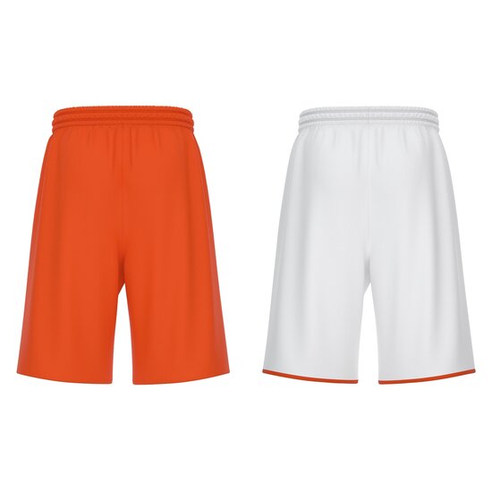 Macron X500 reversible basketbalshort oranje