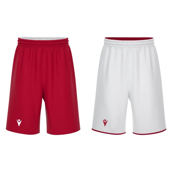 Macron X500 reversible basketbalshort rood