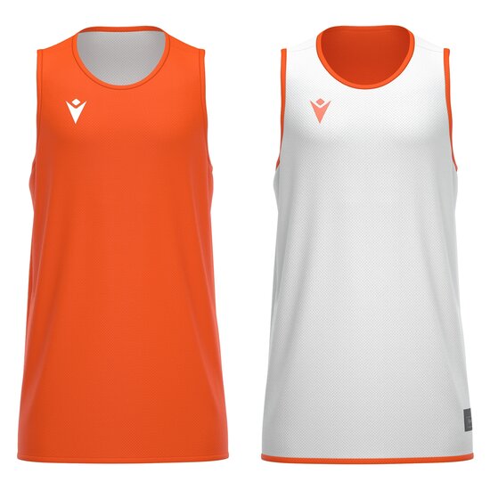 Macron X500 reversible basketbalshirt oranje