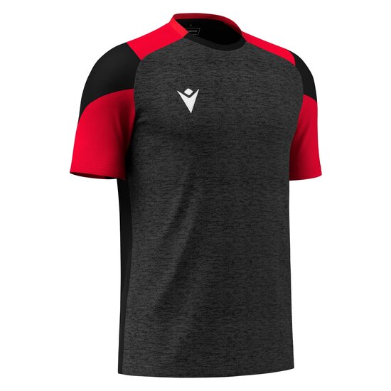 Macron Golem shirt zwart/rood