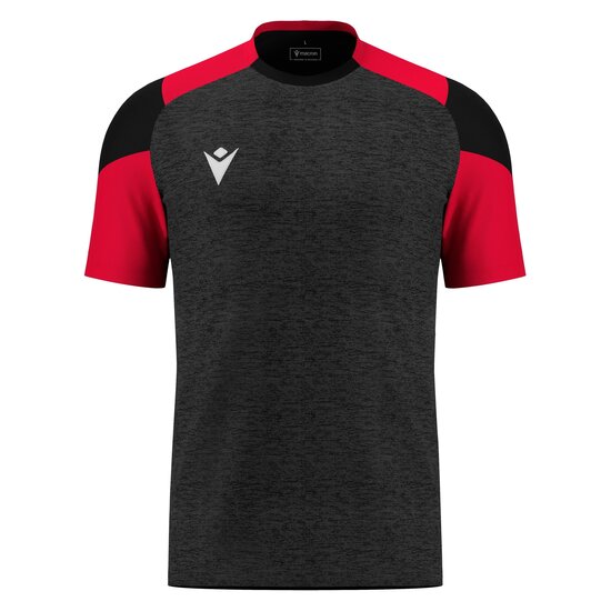 Macron Golem shirt zwart/rood