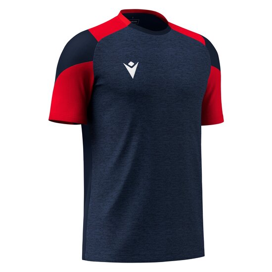 Macron Golem shirt navy/rood