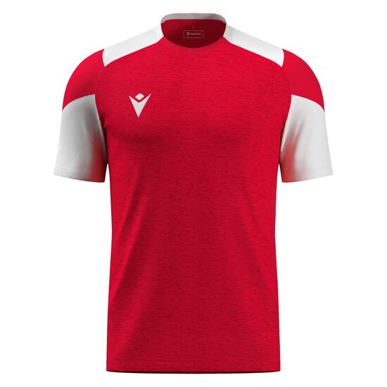 Macron Golem shirt rood/wit