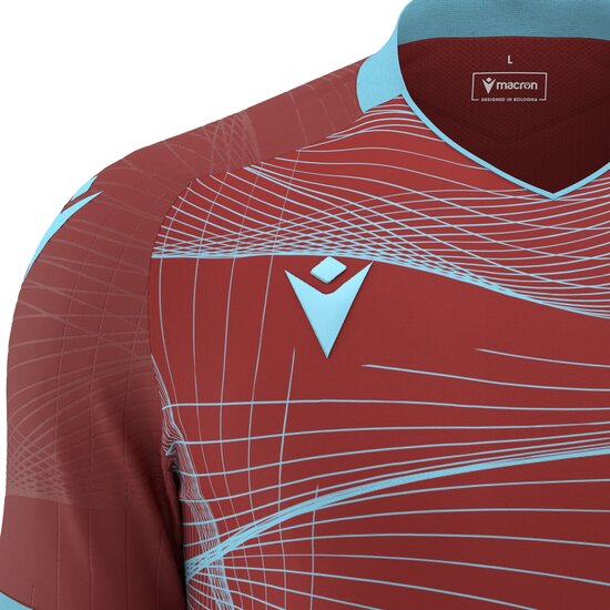 Macron Wyvern shirt - bordeaux rood/celeste