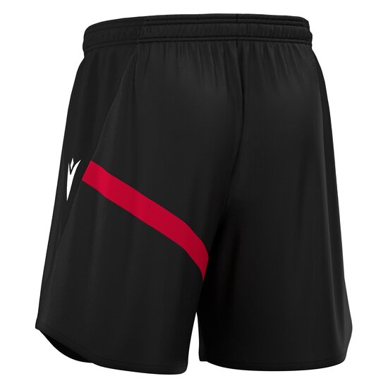 Macron Shen short zwart rood