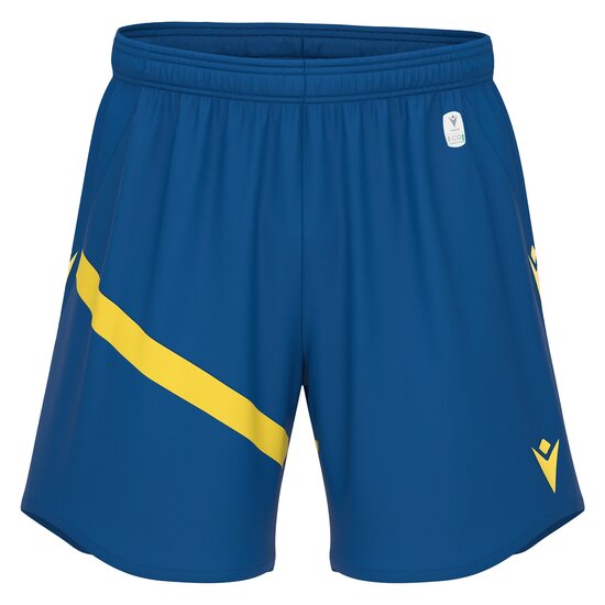 Macron Shen short blauw geel