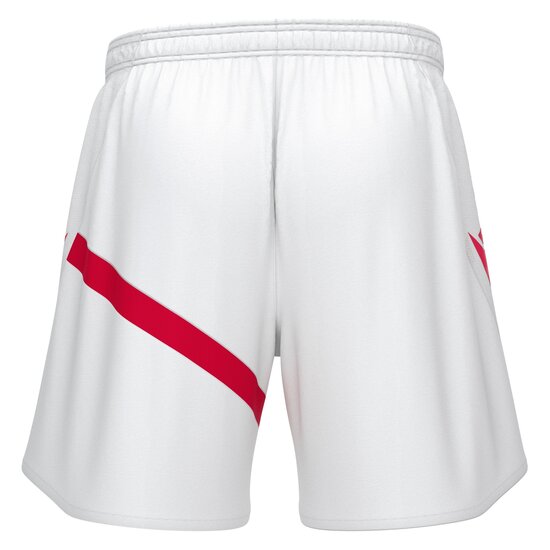 Macron Shen short wit rood