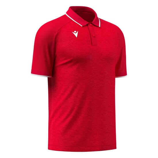 Macron Aulos polo rood