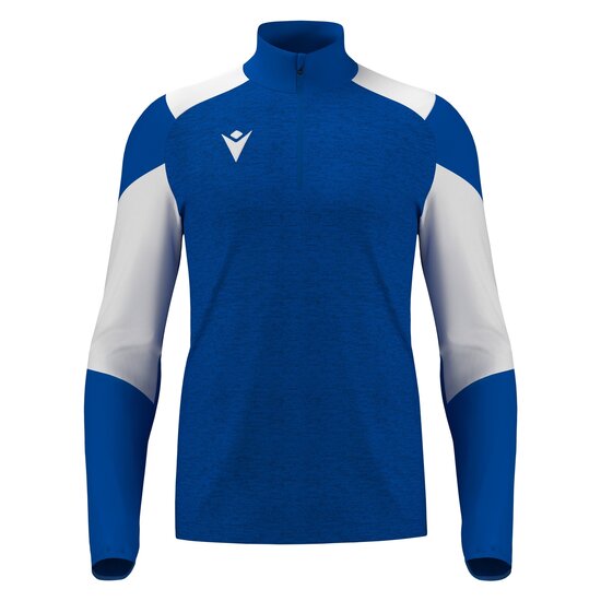 Macron Izel 1/4 Zip Top blauw wit