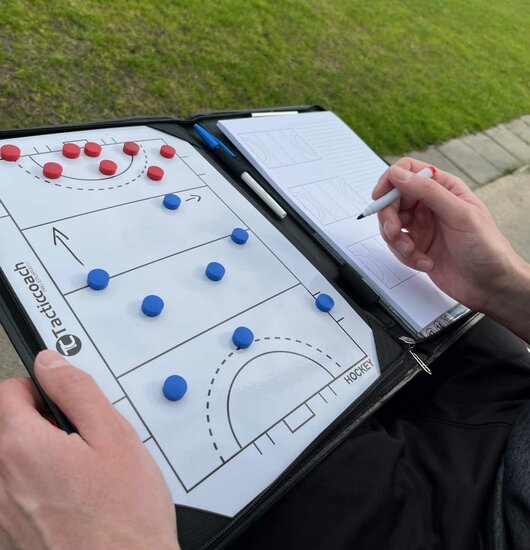 Coachmap Hockey met rits tactiekmap