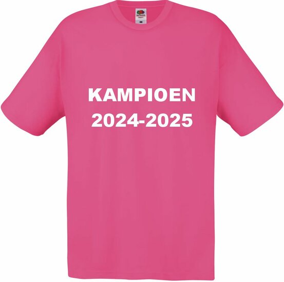 Kampioensshirt roze