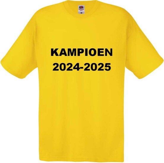 Kampioensshirt geel