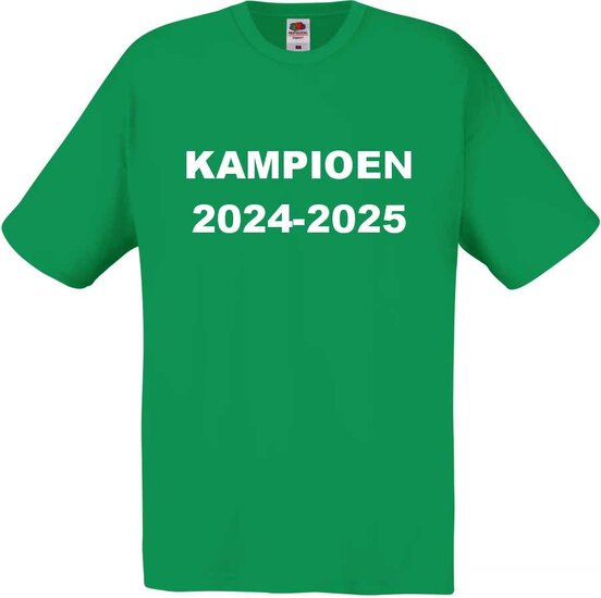 Kampioensshirt groen